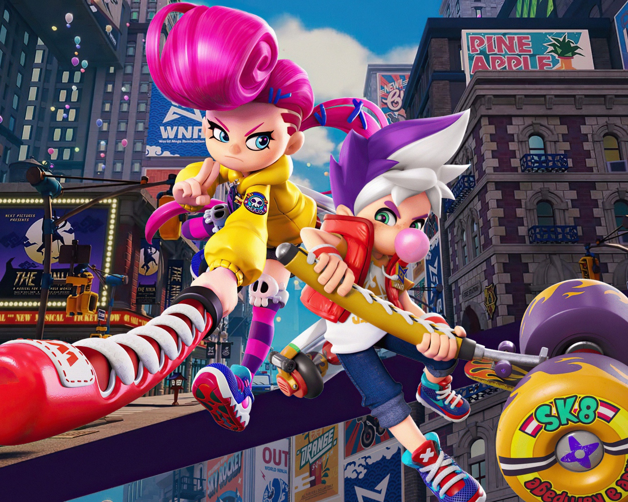 Персонажи видеоигры Ninjala, 2020