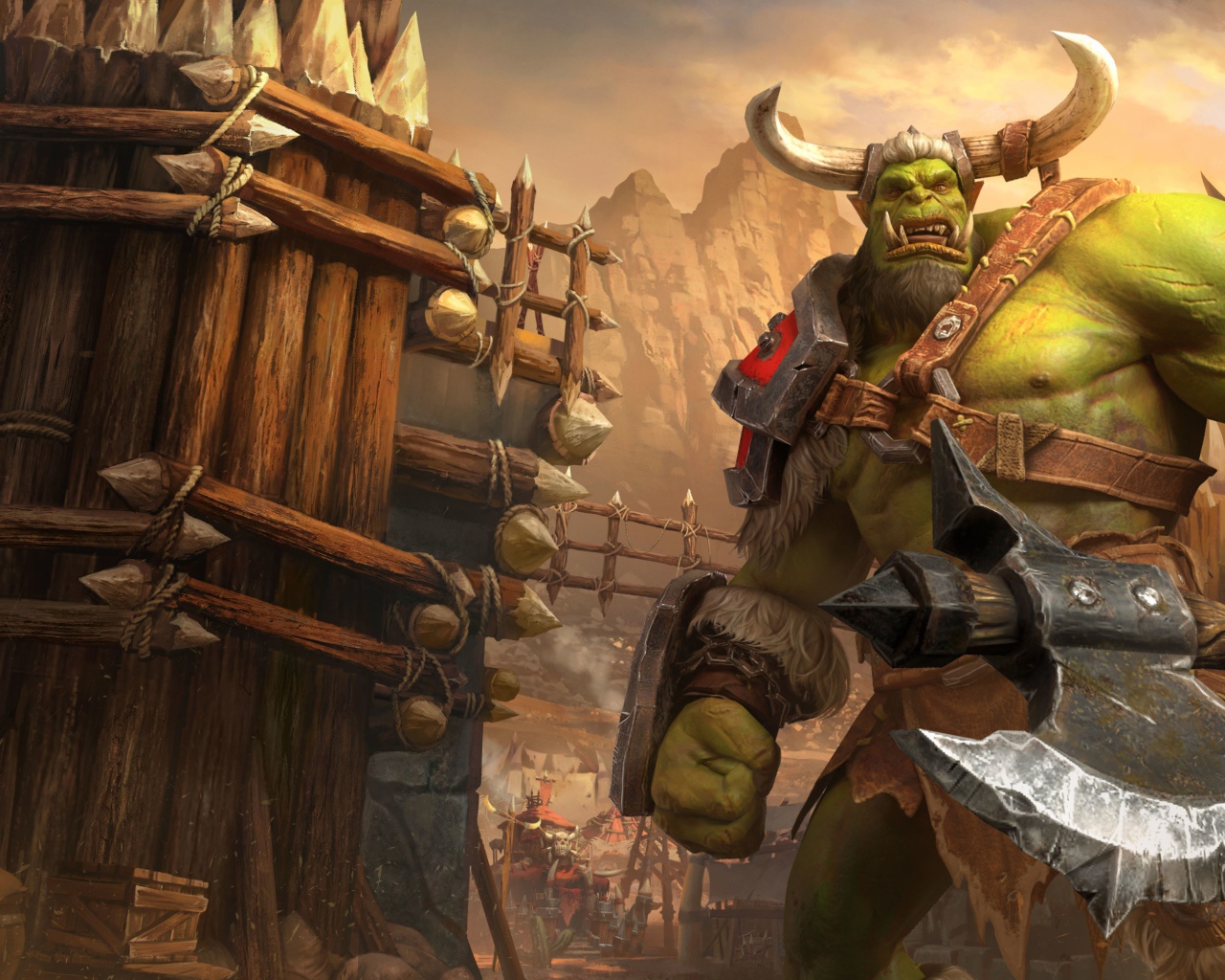 Орк из компьютерной игры Warcraft III: Reforged