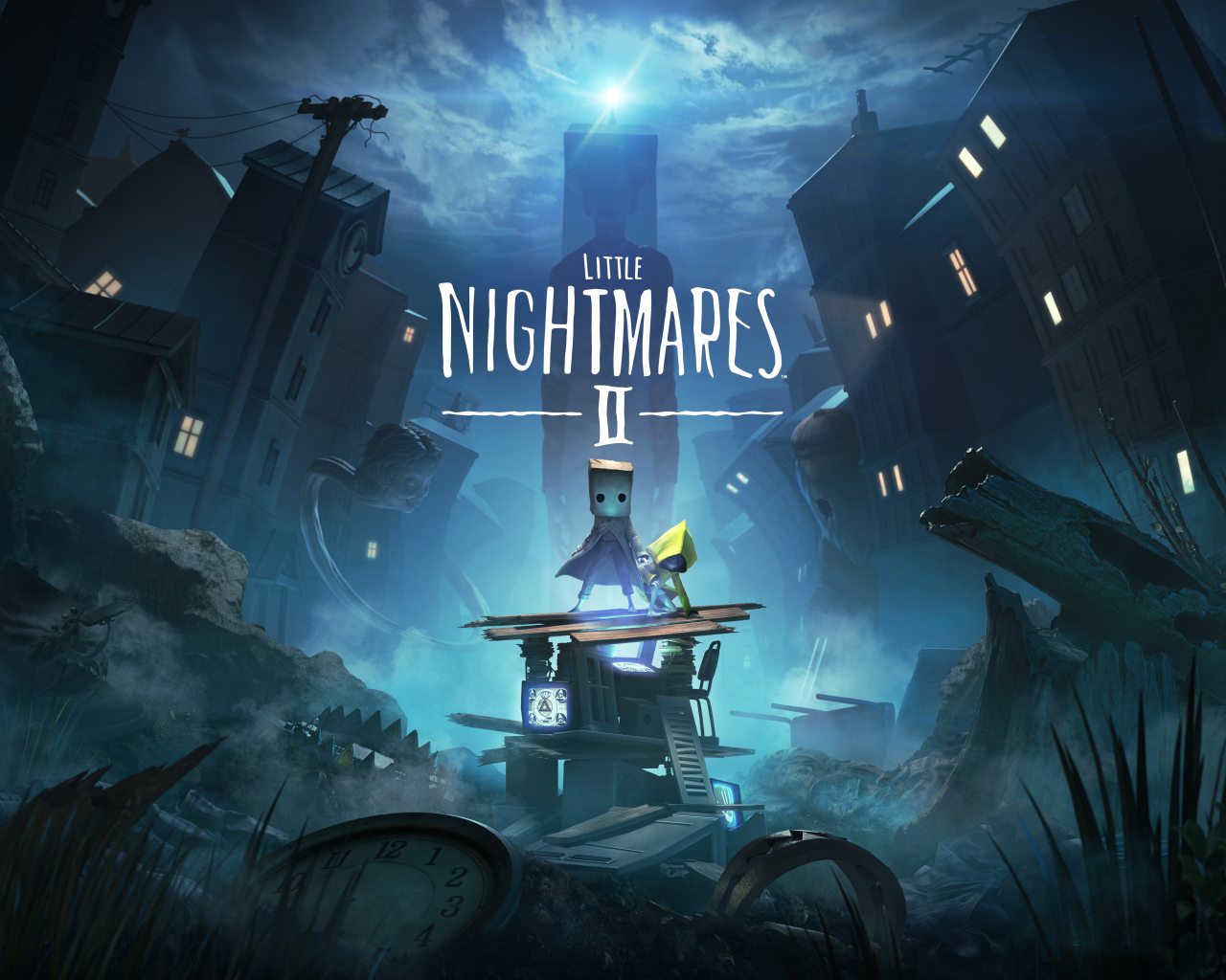 Постер новой компьютерной игры Little Nightmares 2, 2020