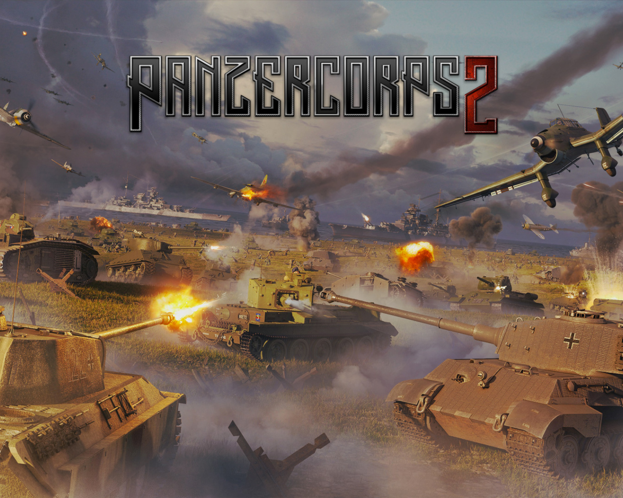 Постер новой компьютерной игры Panzer Corps 2