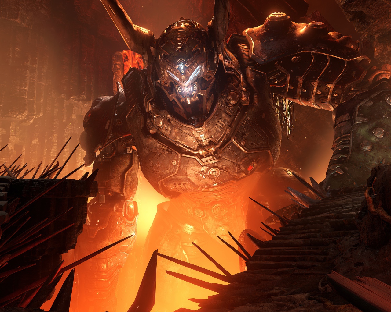 Робот из компьютерной игры Doom Eternal, 2020