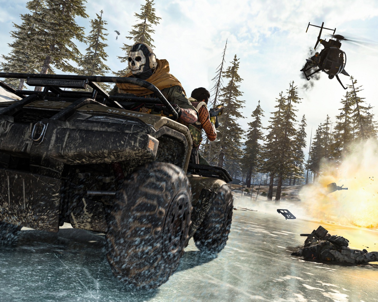 Скриншот компьютерной игры Call of Duty: Warzone, 2020