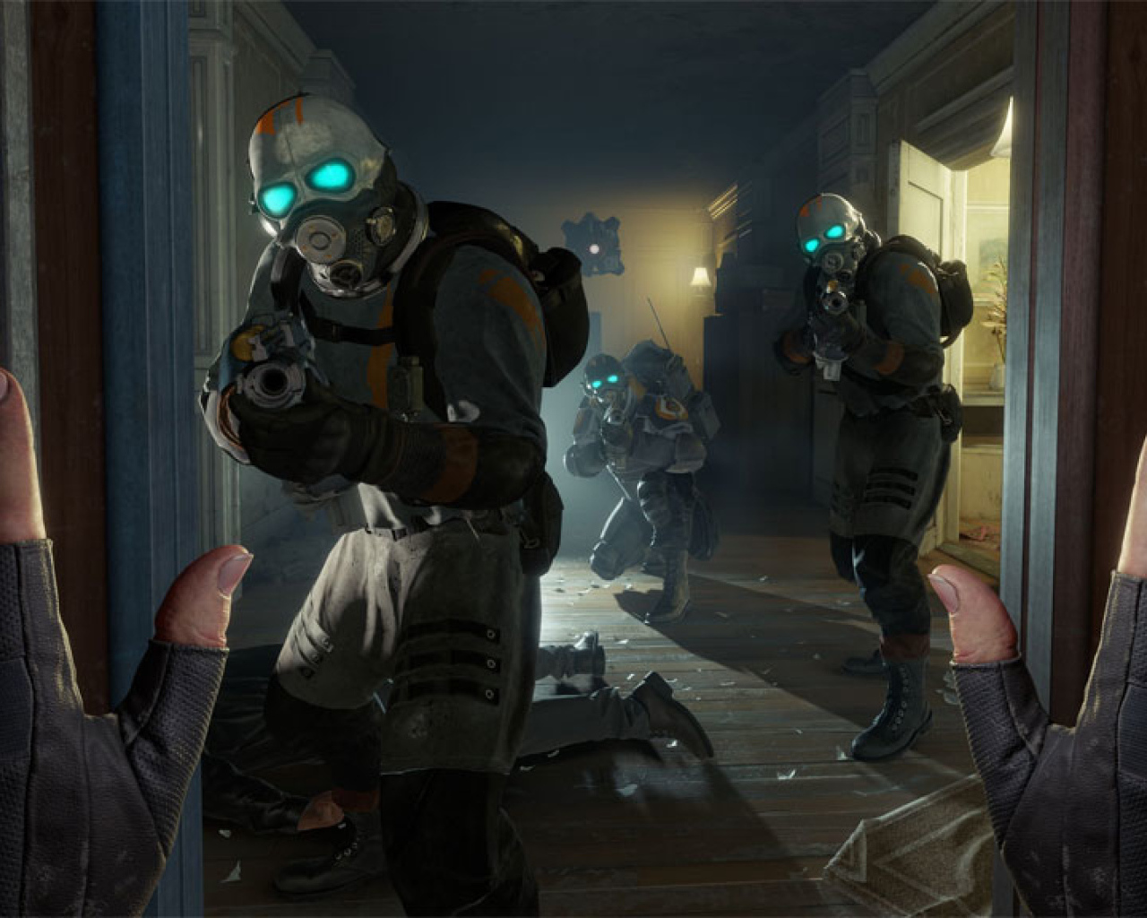 Screenshot of the computer game Half-Life: Alyx, 2020