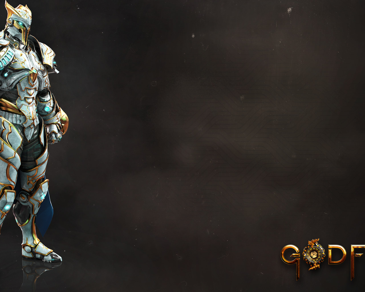 Воин в доспехах компьютерная игра Godfall, 2020