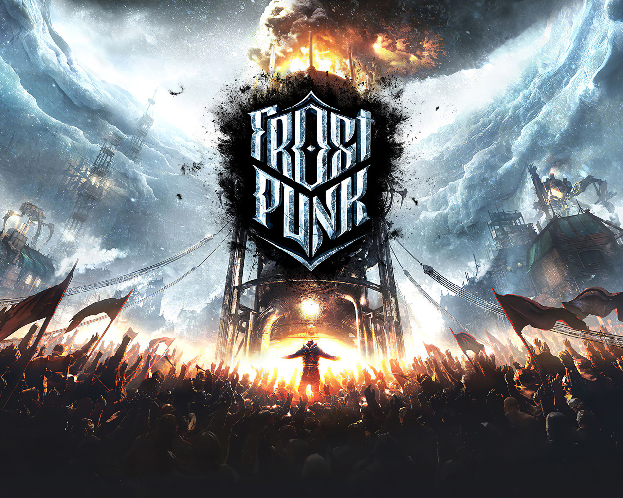 Воины с компьютерной игры Frostpunk 2019