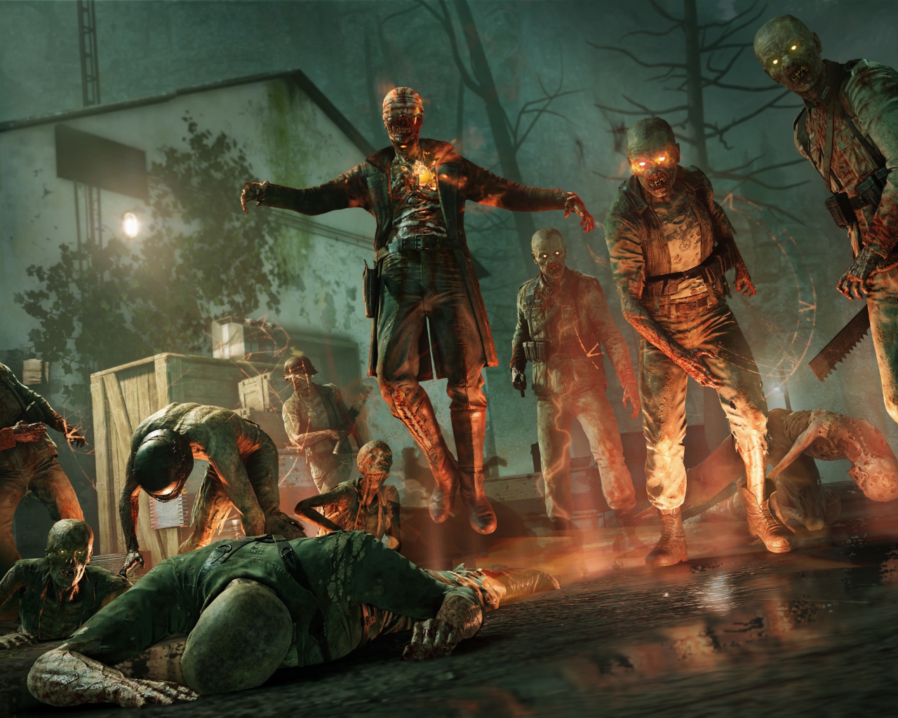 Атака зомби компьютерная игра Zombie Army: Dead War, 2020