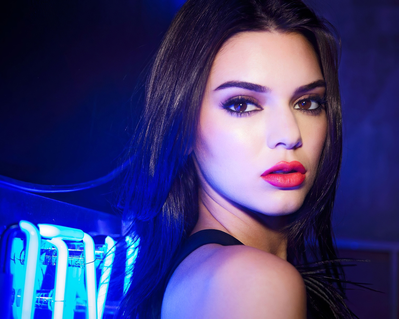 Американская супермодель Кендалл Дженнер крупным планом