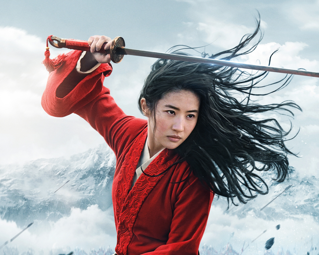 Актриса Лю Ифэй  в новом фильме Мулан, 2020