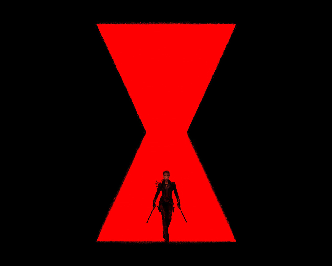 Постер фильма Чёрная вдова на черном фоне, 2020