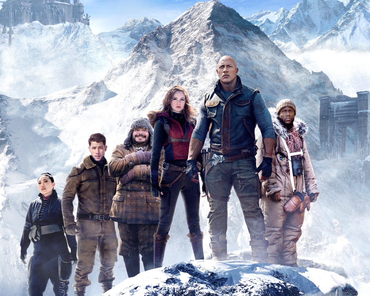 Главные герои фильма Джуманджи: Новый уровень, 2019