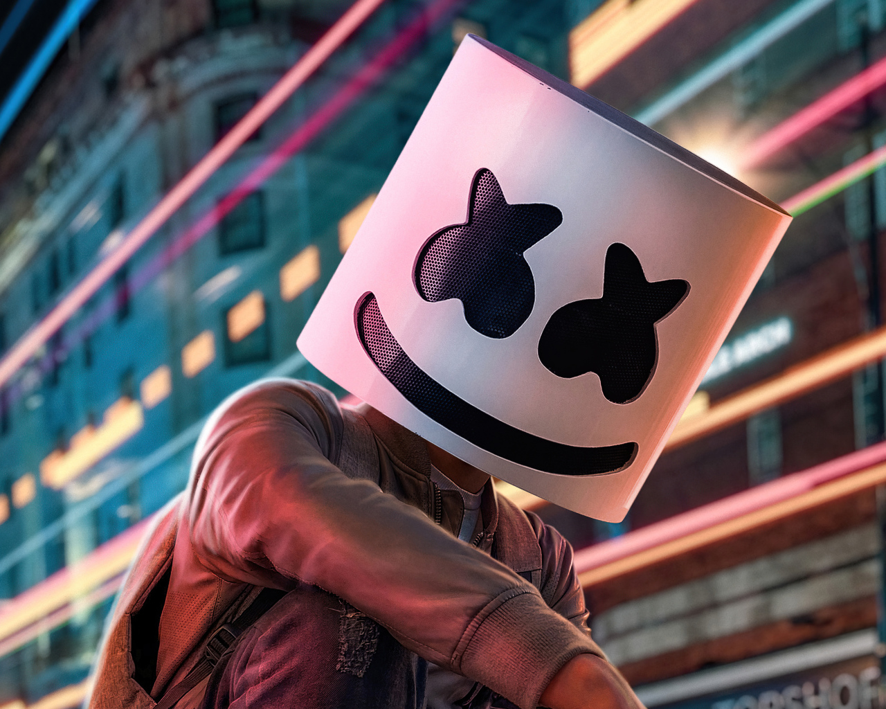 Диджей Маршмеллоу крупным планом