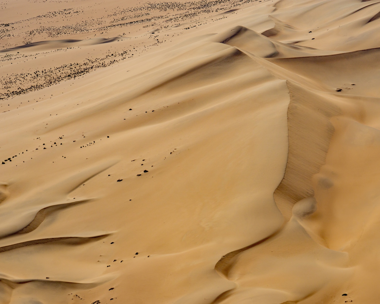 Бескрайняя пустыня Намибии 