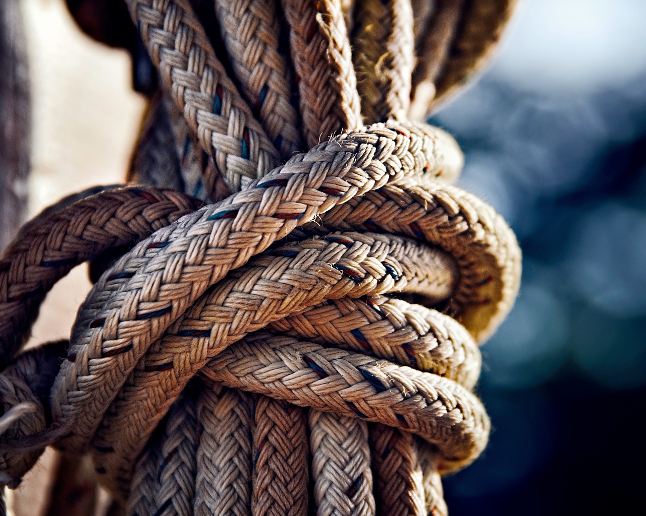 Large nautical rope knot