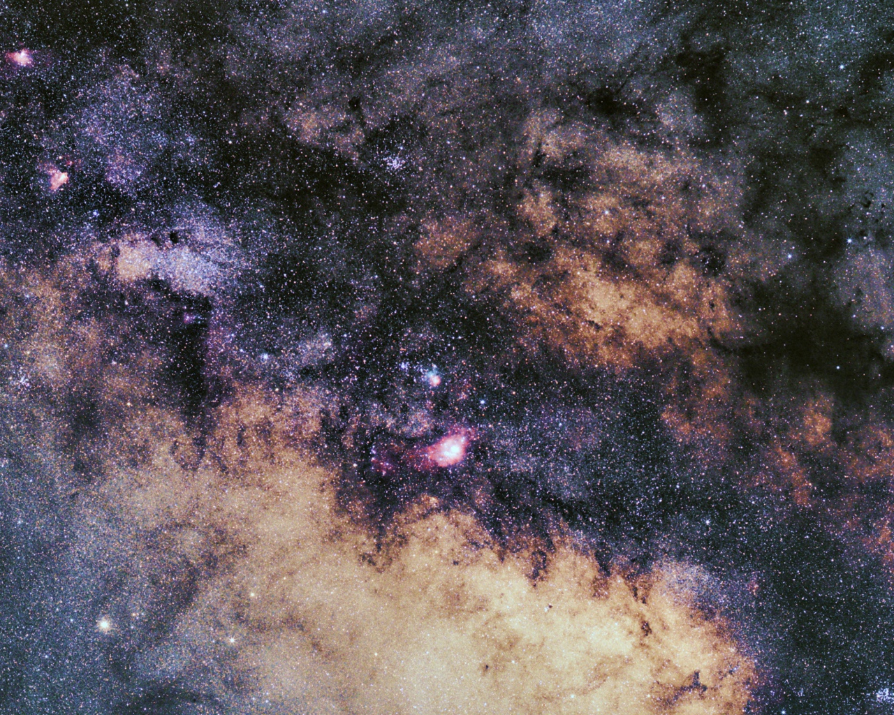 Млечный путь крупным планом