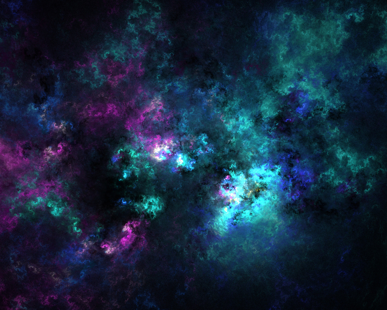 Разноцветный абстрактный космос