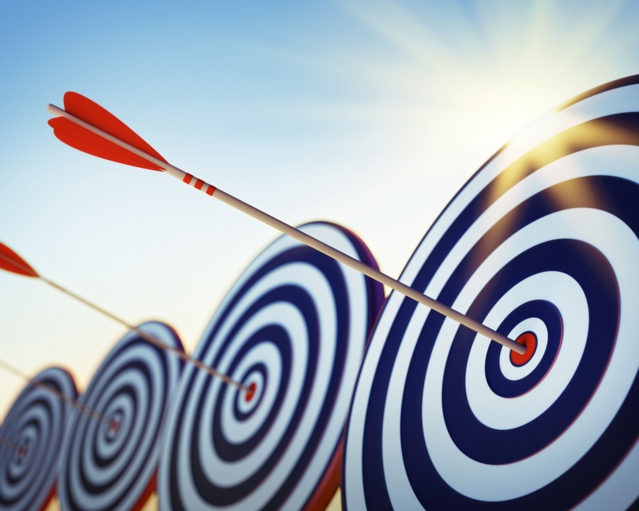 Мишени для стрельбы из лука со стрелой