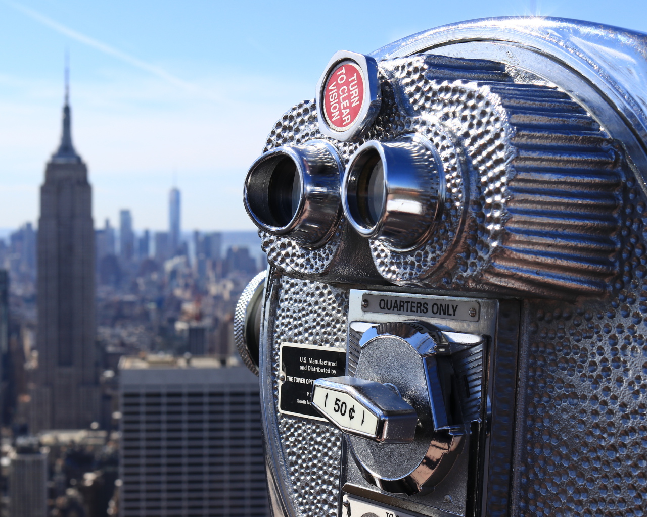 Бинокль для просмотра достопримечательностей 