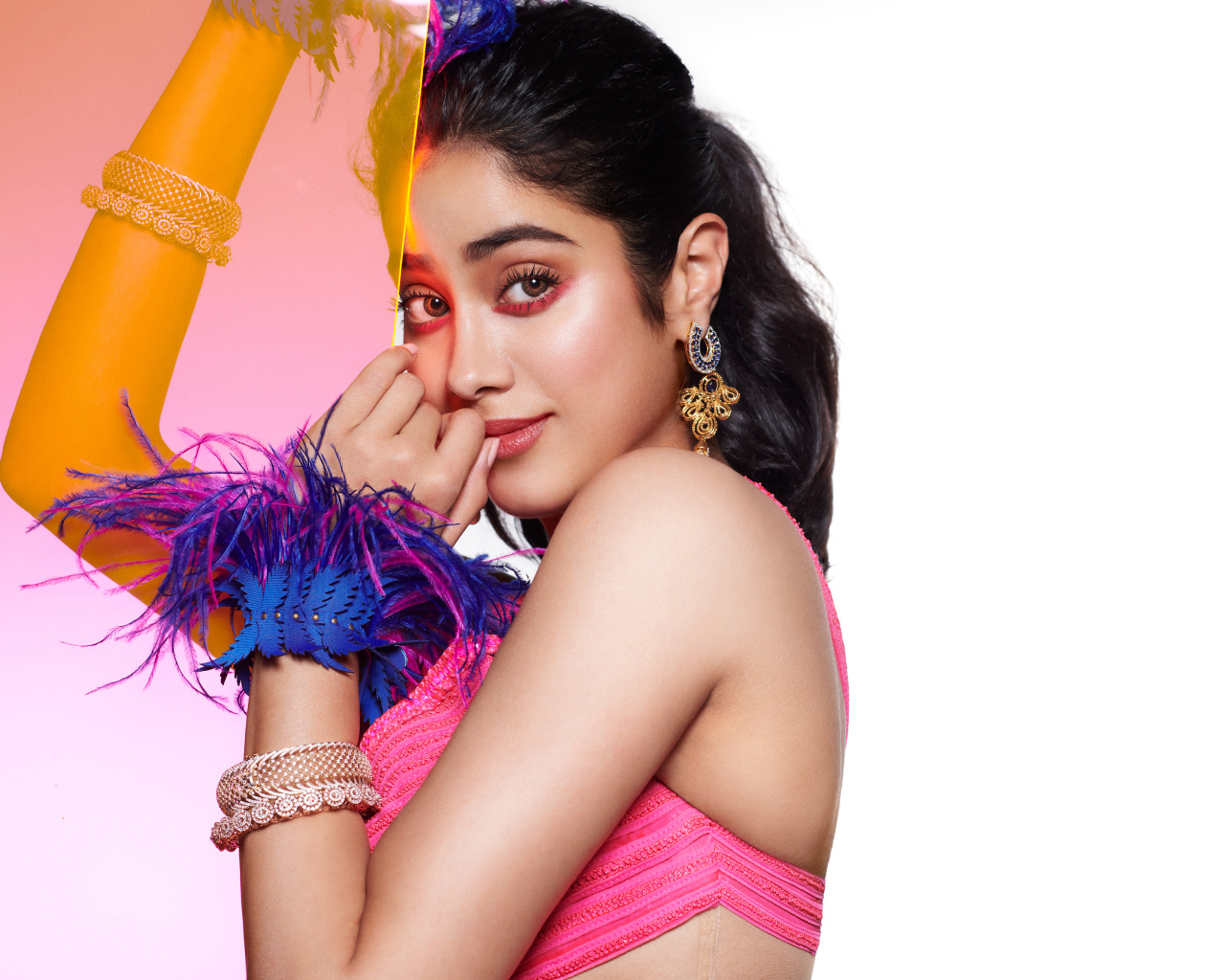 Молодая актриса болливуда Джанви Капур 