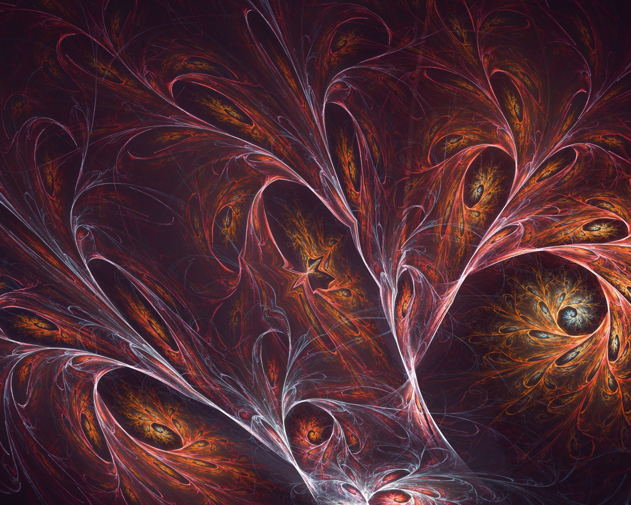 Красивый размытый узор с неоном 