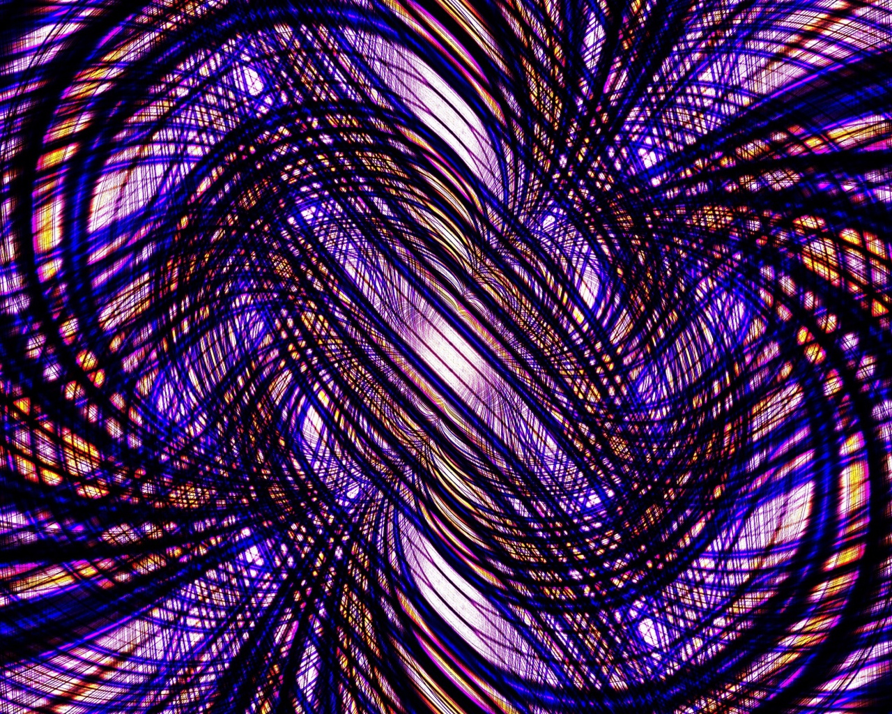 Красивый фиолетовый фрактальный узор