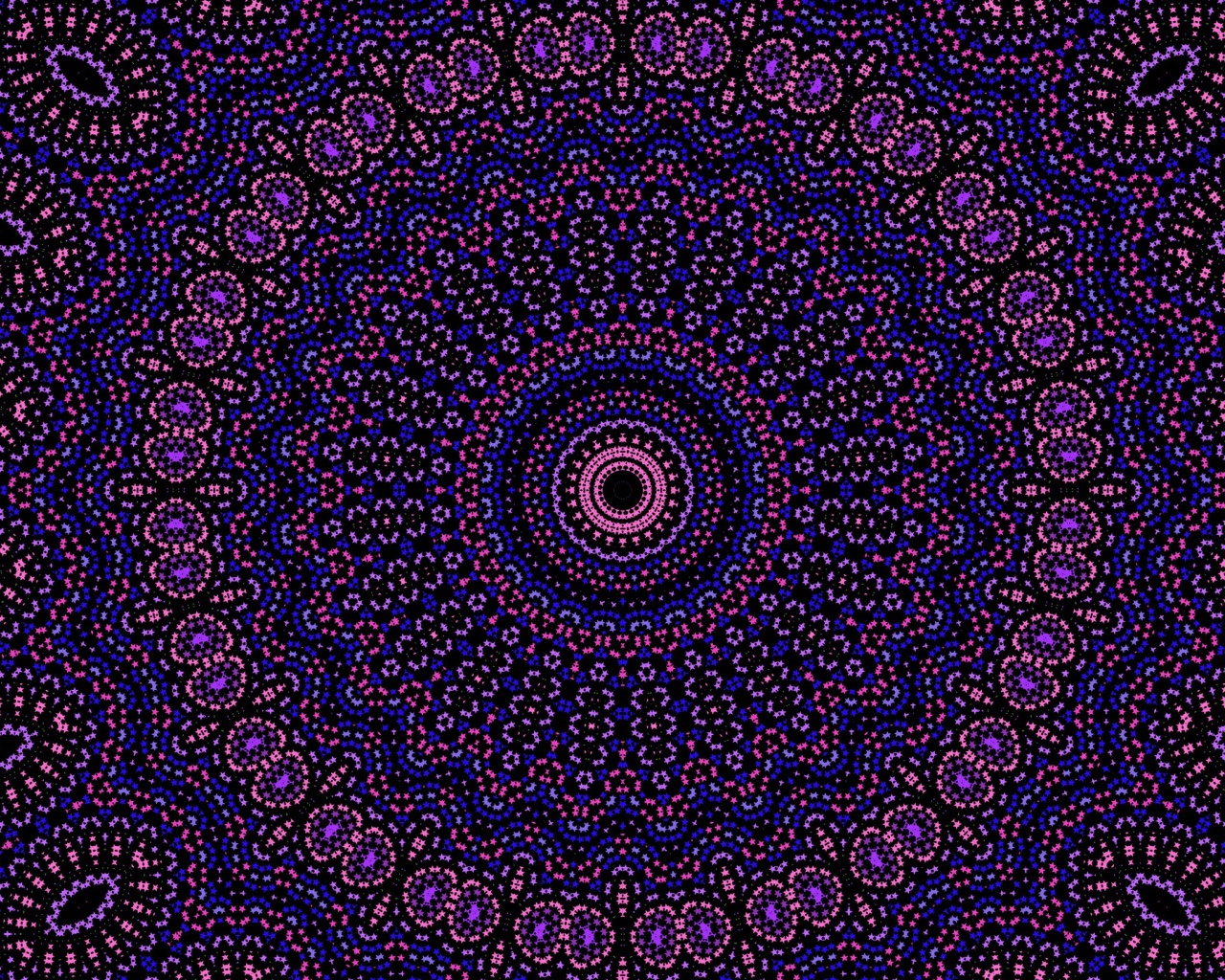 Красивый фиолетовый рисунок мандала