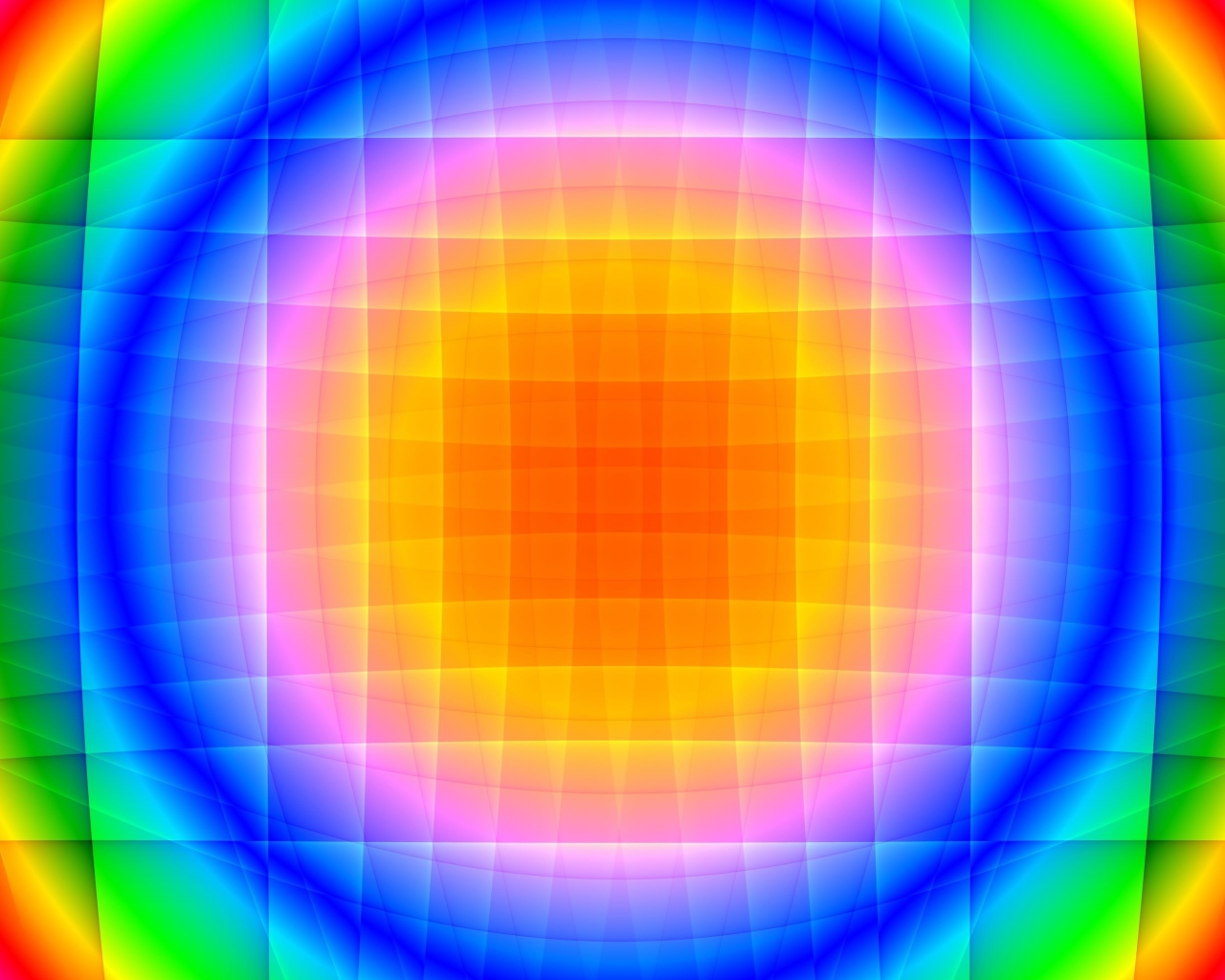 Красивый радужный круг 