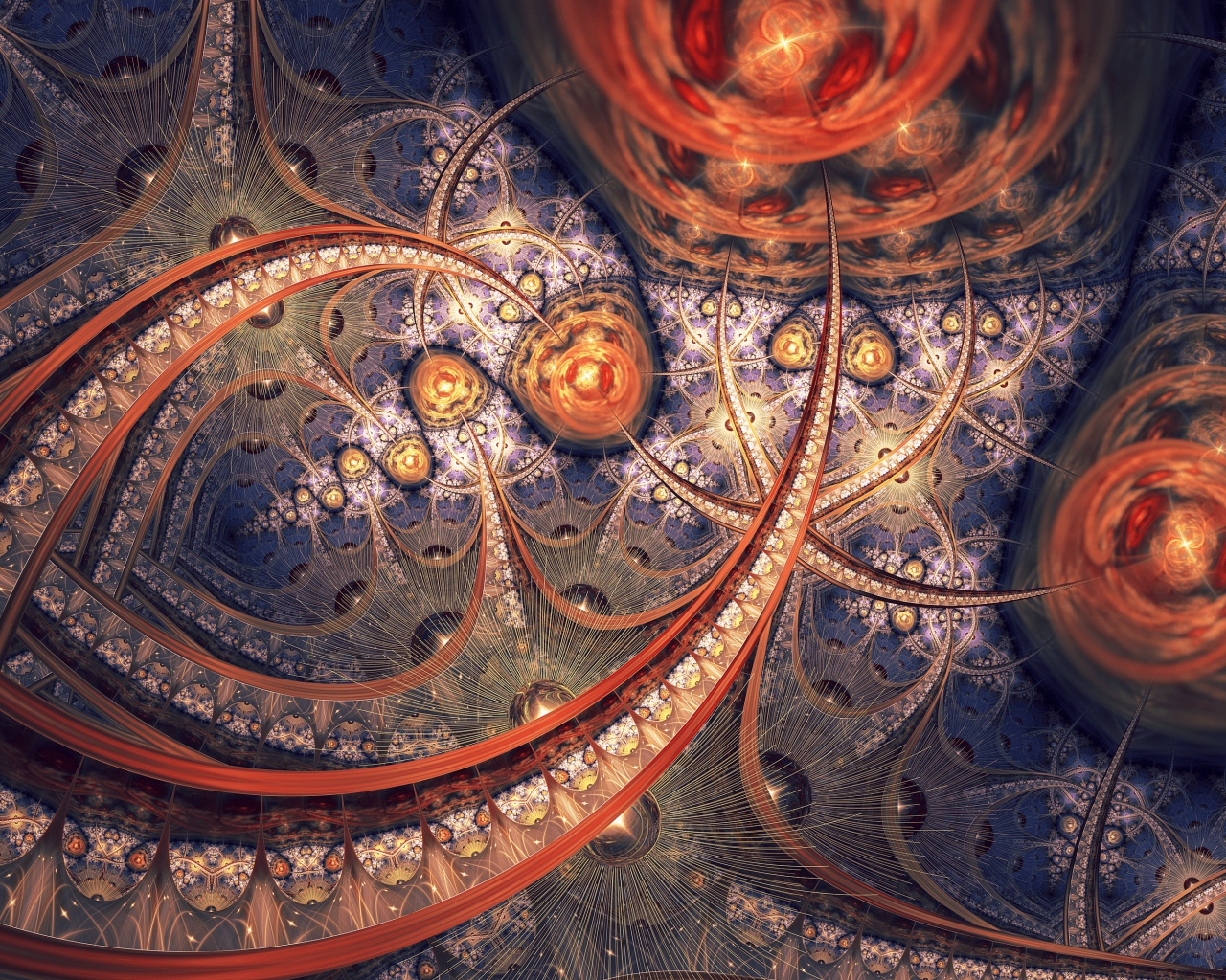 Красивый необычный абстрактный узор