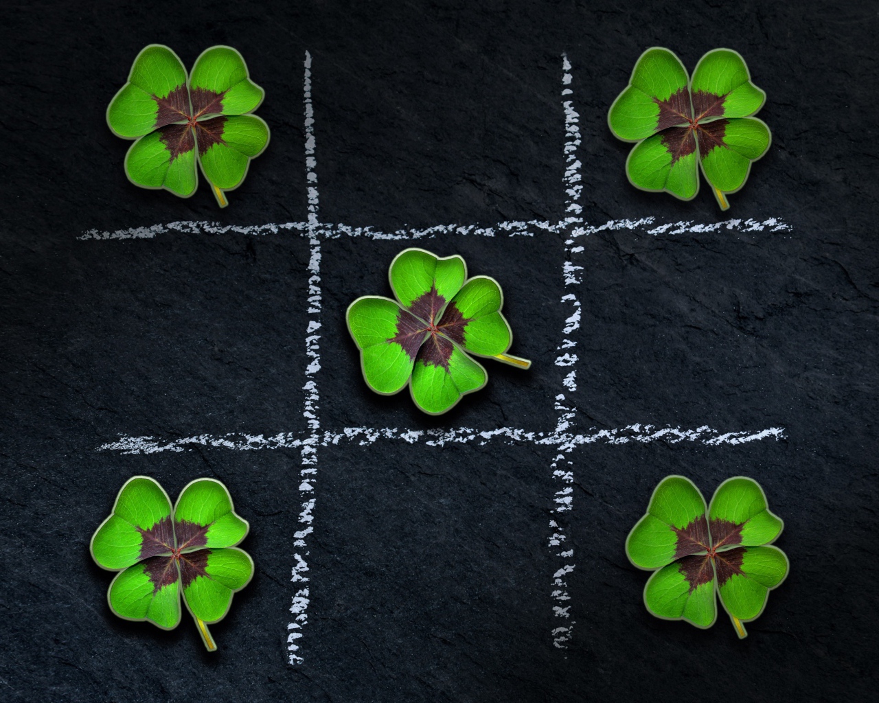 Четырехлистный клевер на игре 3д графика