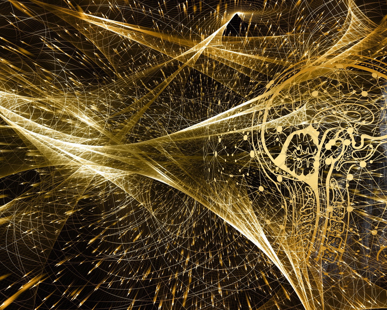 Лицо человека разрушается на волны