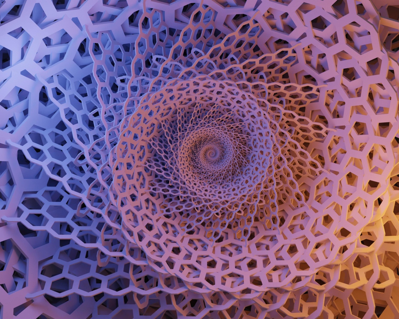 Железная абстрактная спираль 