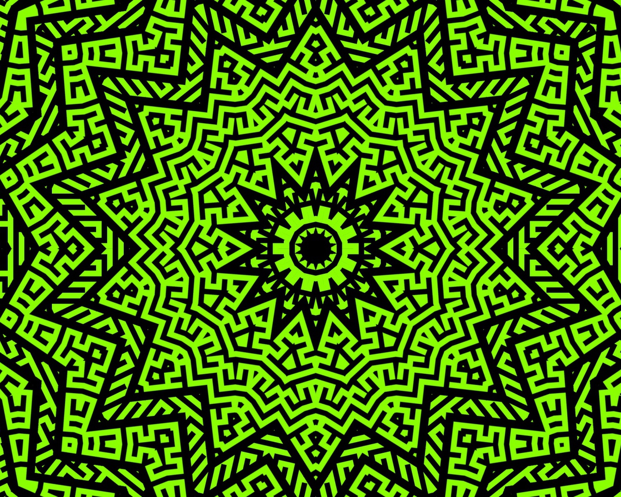 Необычный абстрактный рисунок мандала 