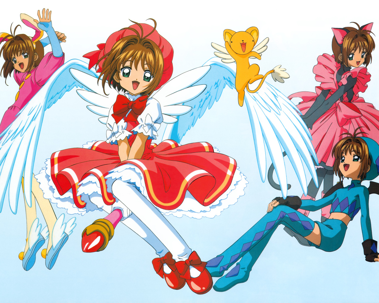 Персонажи аниме  Сакура - Собирательница Карт