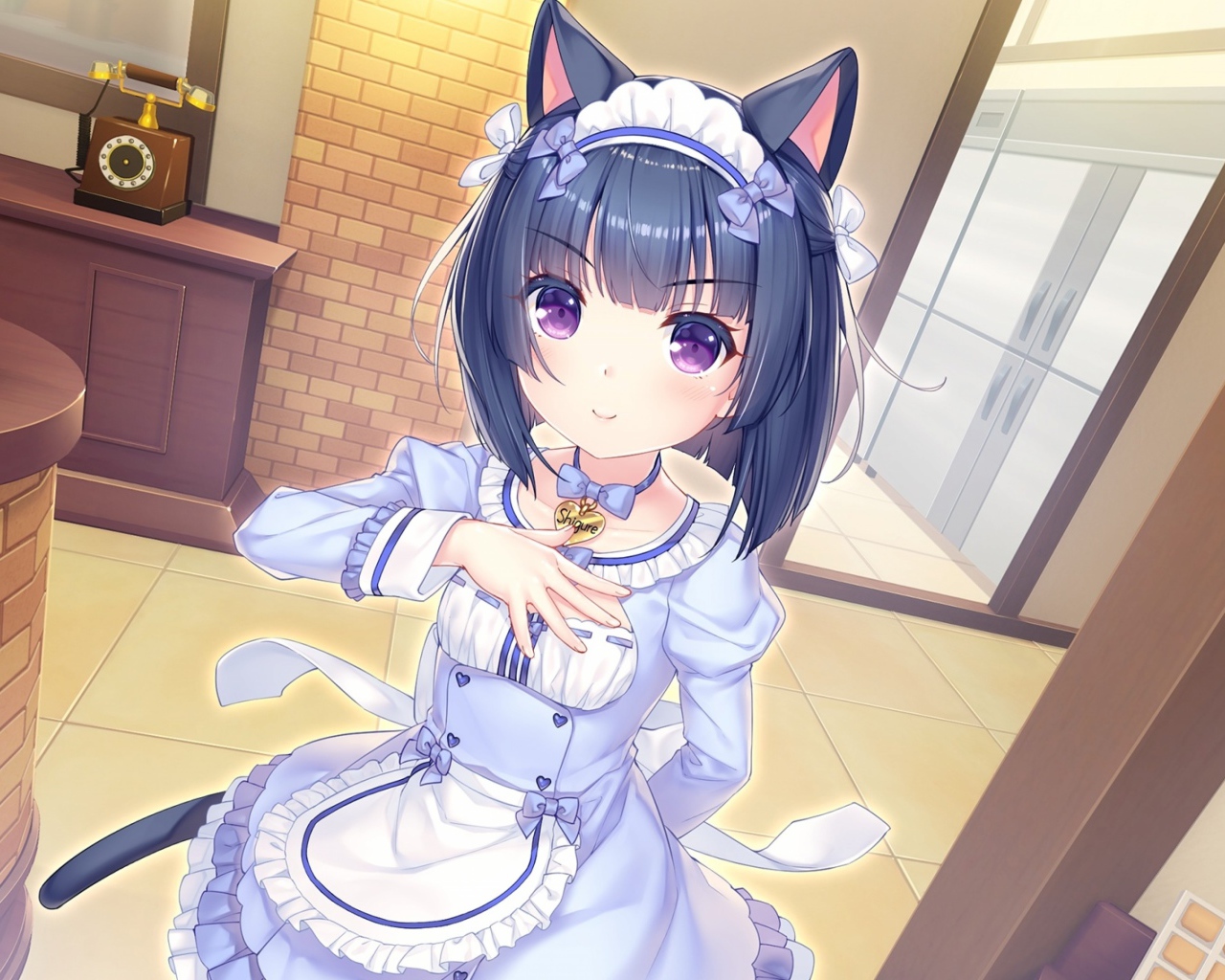 Девушка аниме Minazuki Shigure в форме 