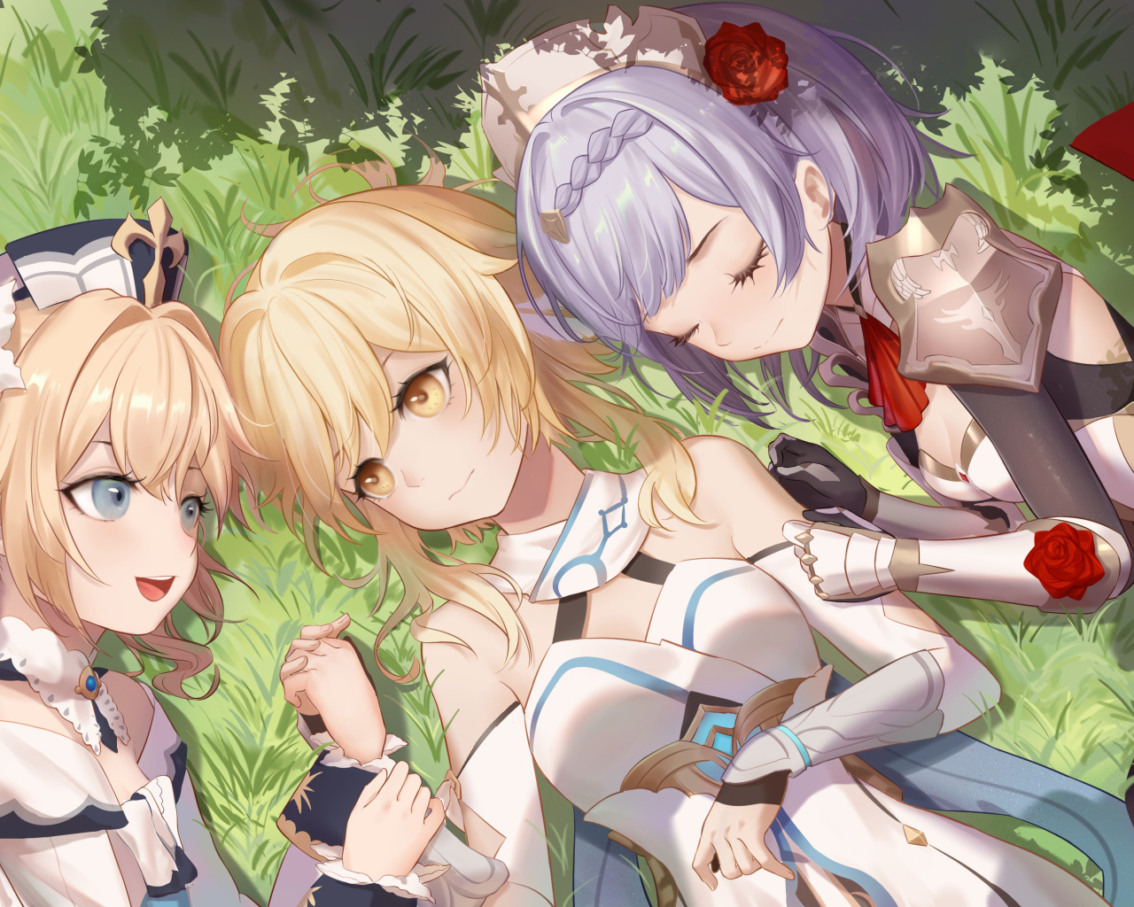 Молодые девушки аниме Genshin Impact