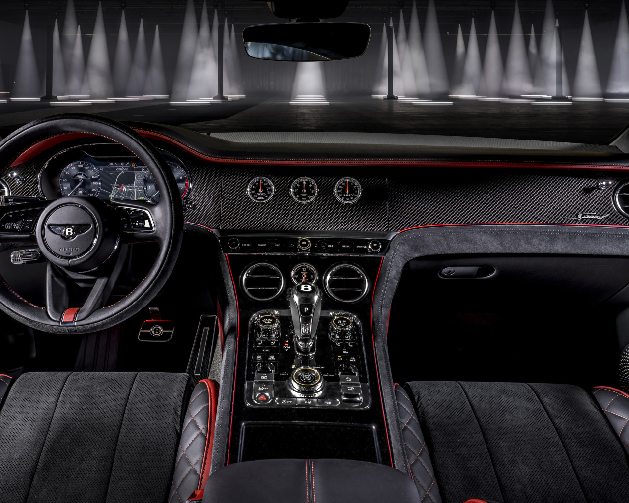 Дорогой салон автомобиля Bentley Continental GT Speed 2021 года