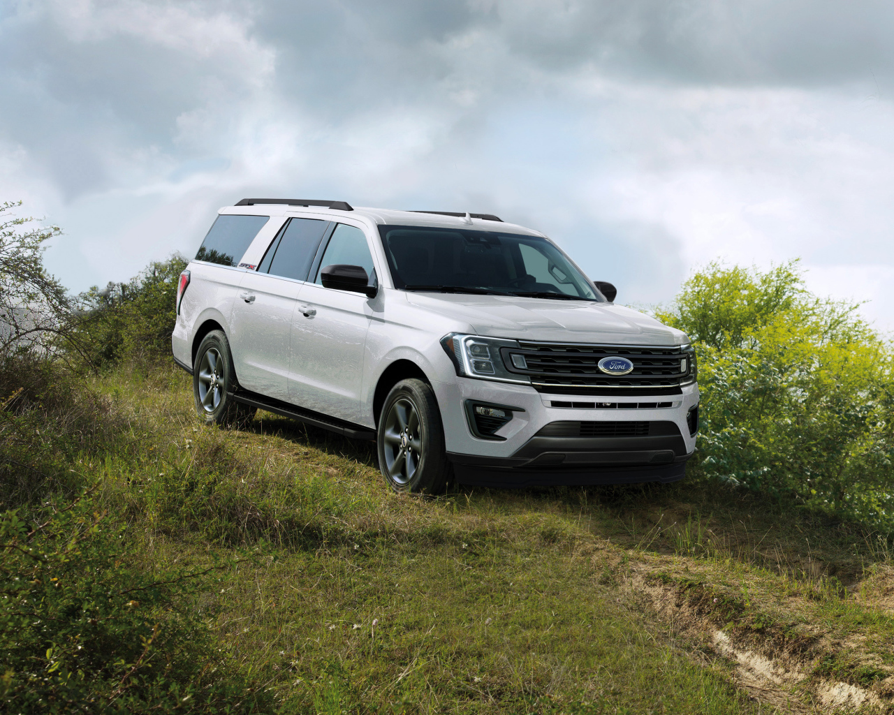 Белый внедорожник  Ford Expedition XL STX, 2021 года
