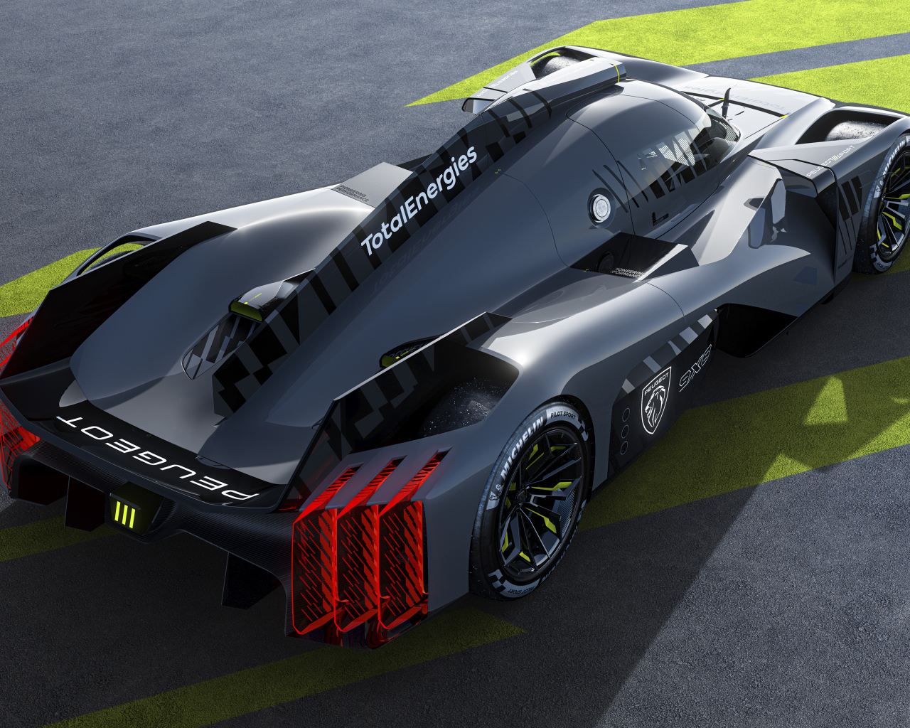 Гоночный автомобиль Peugeot 9X8,  2022 года