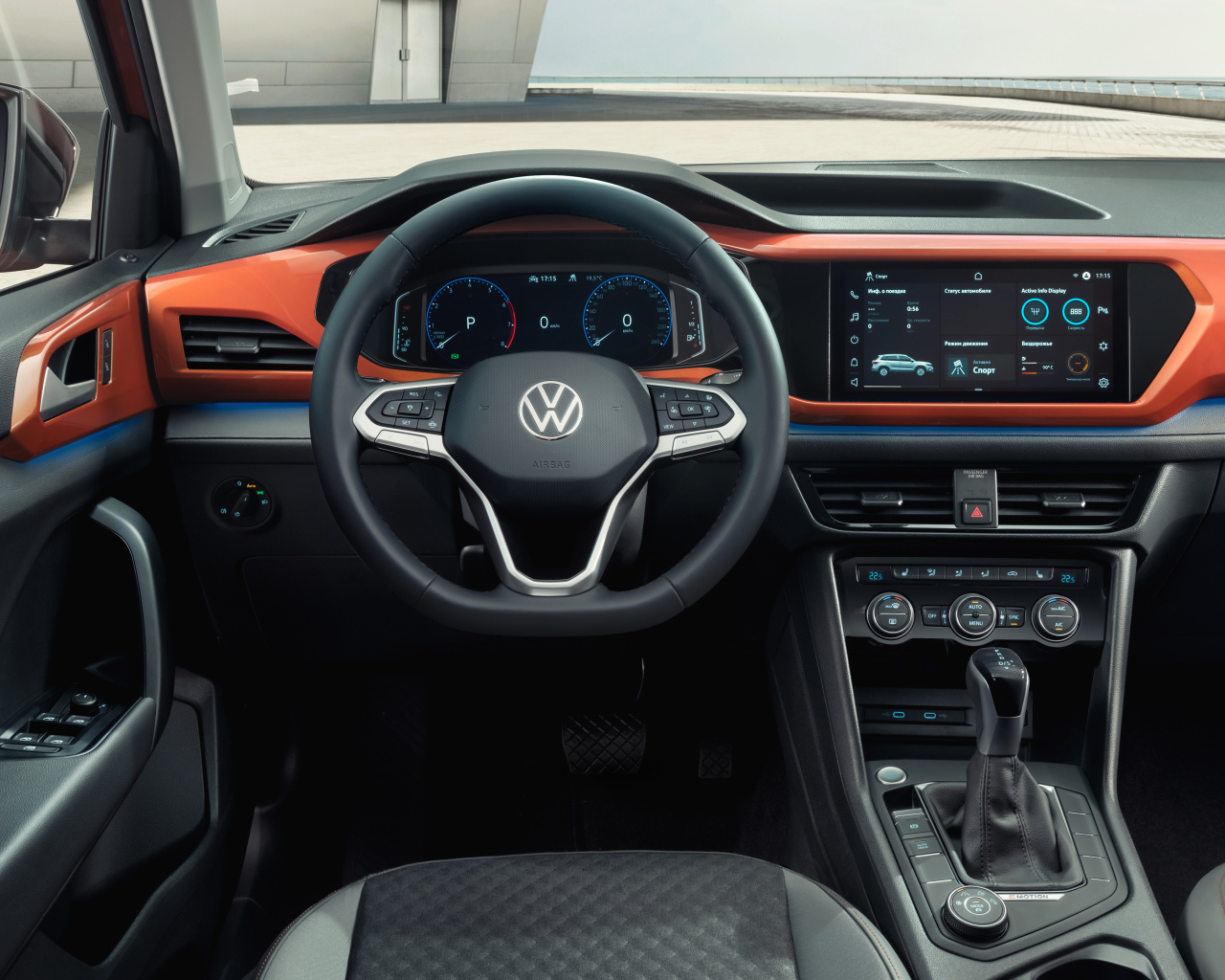 Кожаный салон автомобиля Volkswagen Taos 4MOTION 2021 года