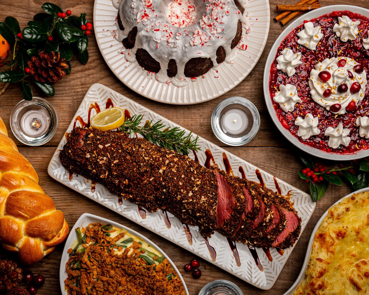 Вкусный праздничный стол 