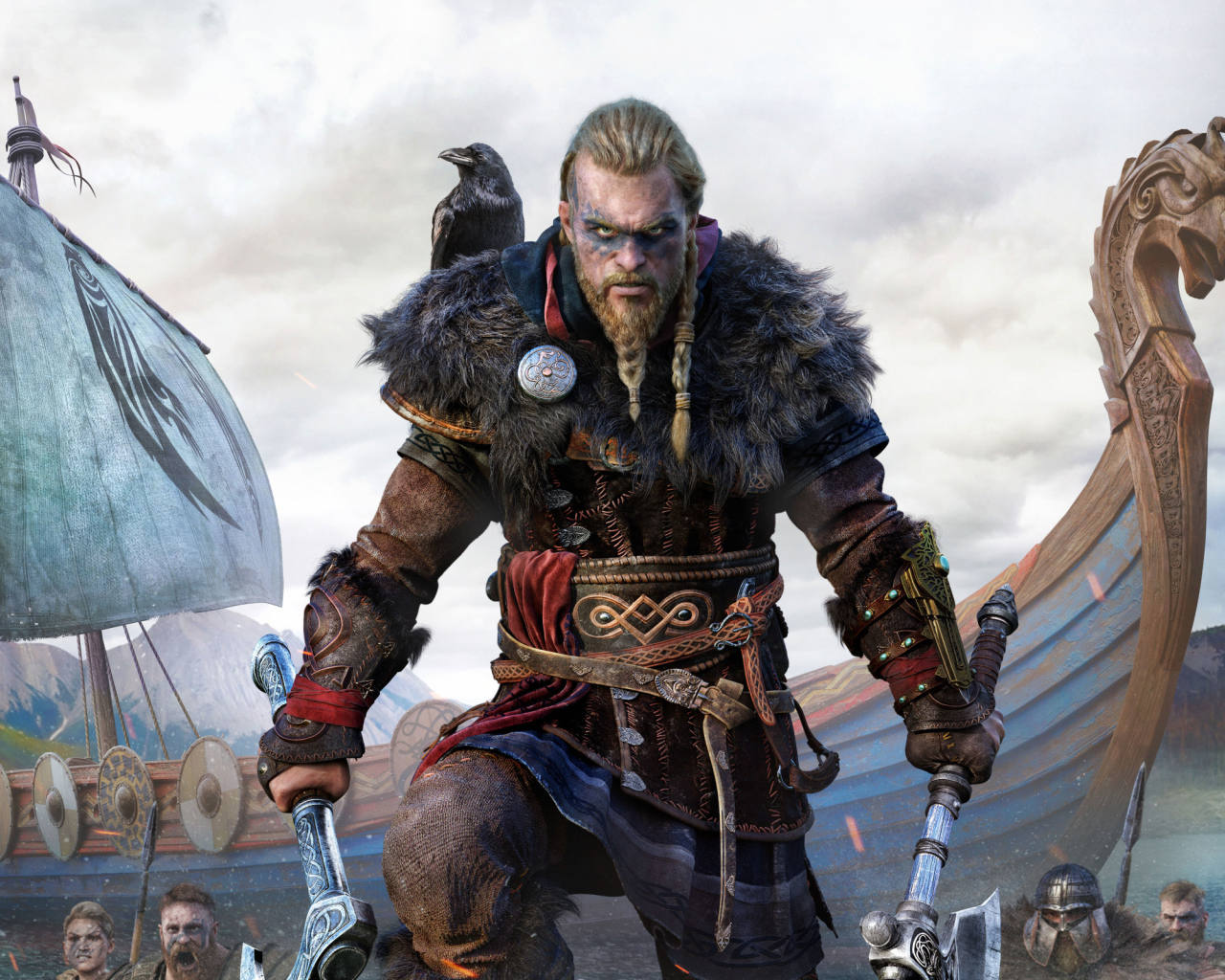 Викинг из компьютерной игры Assassin’s Creed Valhalla