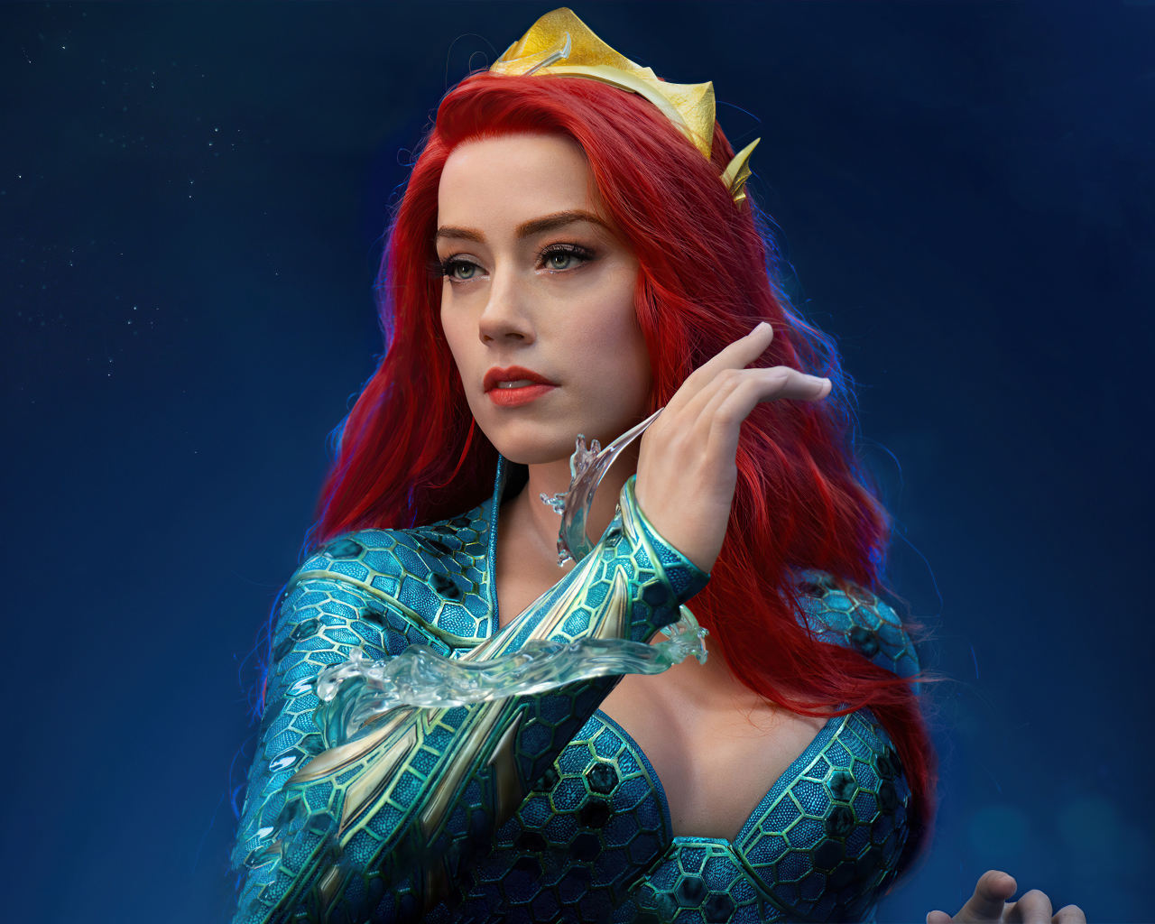 Рыжеволосая девушка Мера персонаж фильма Аквамен 2, 2022