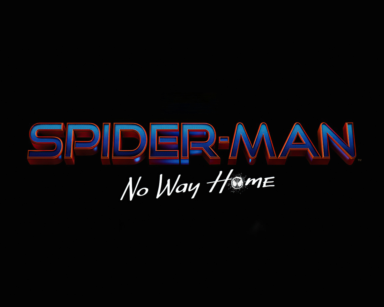 Постер нового фильма Человек-паук: Нет пути домой на черном фоне