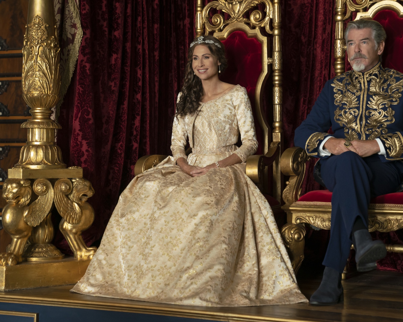 Король и королева из фильма Золушка, 2021