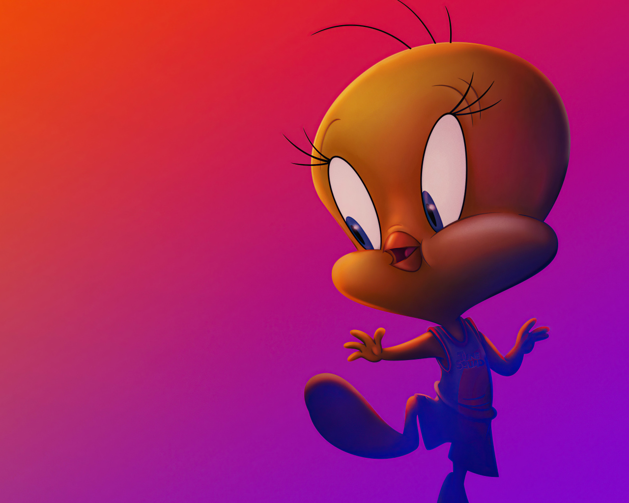 Твити персонаж нового фильма Космический джем: Новое поколение, 2021