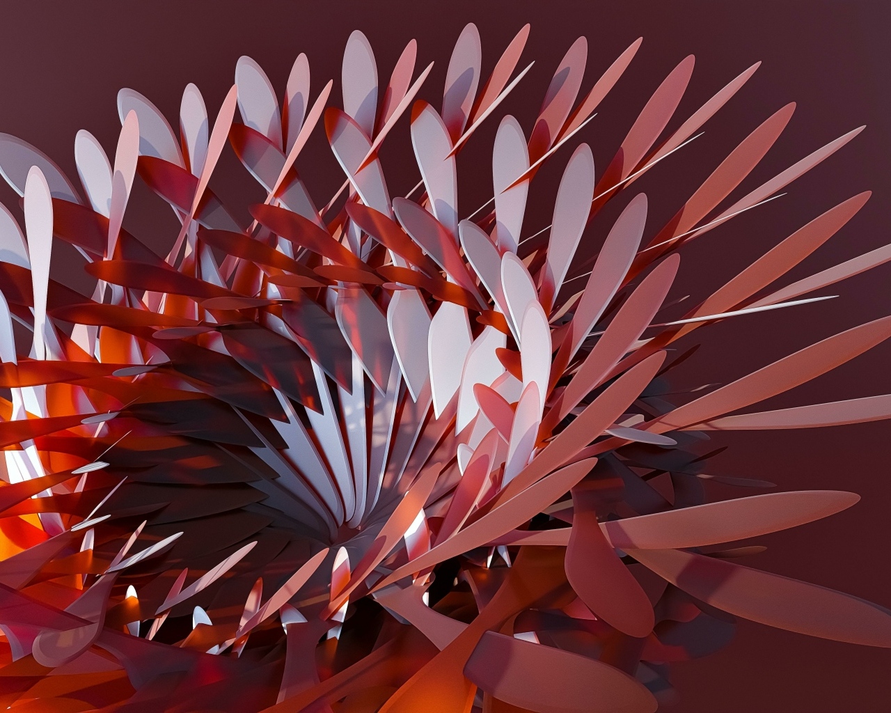 Абстрактный цветок на коричневом фоне