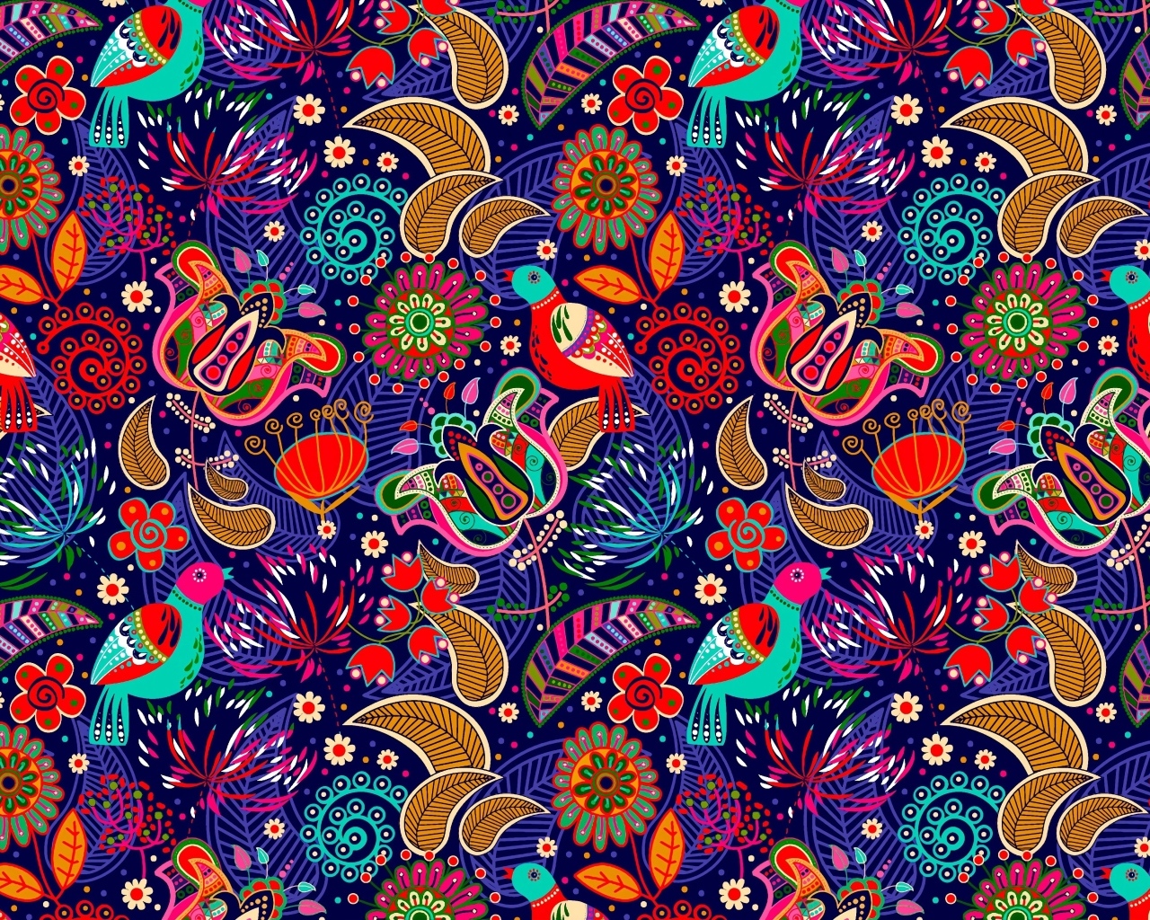 Красивый яркий абстрактный рисунок