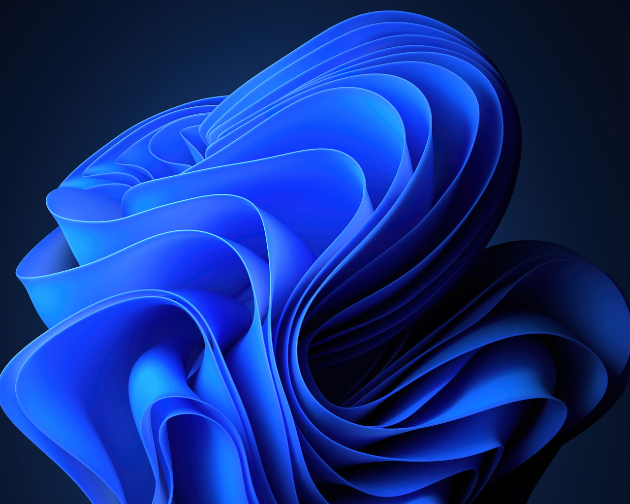 Красивый яркий синий узор на сером фоне