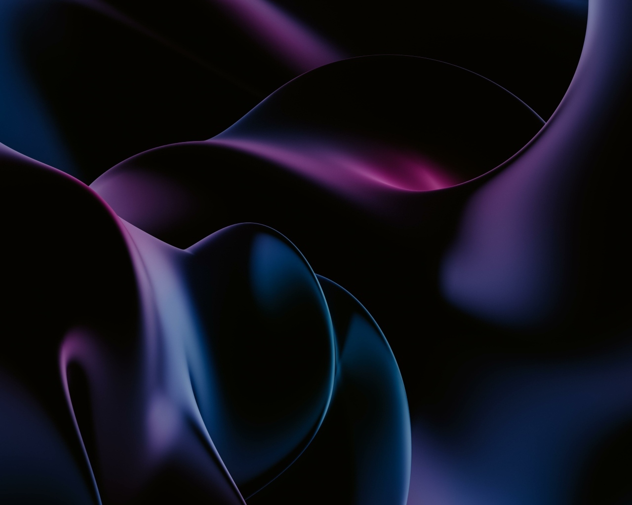 Черно синие волны абстракция