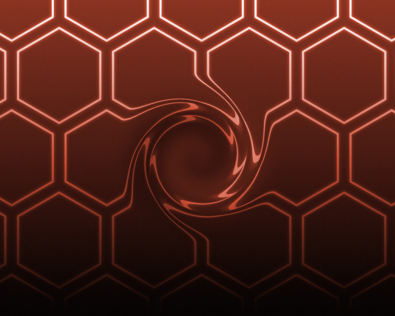 Шестиугольная сетка коричневого цвета