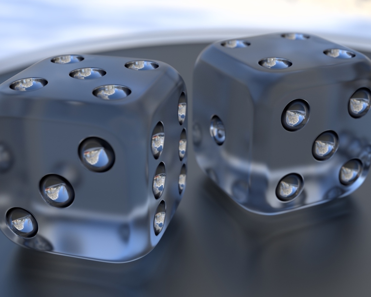 Игральные хрустальные кости